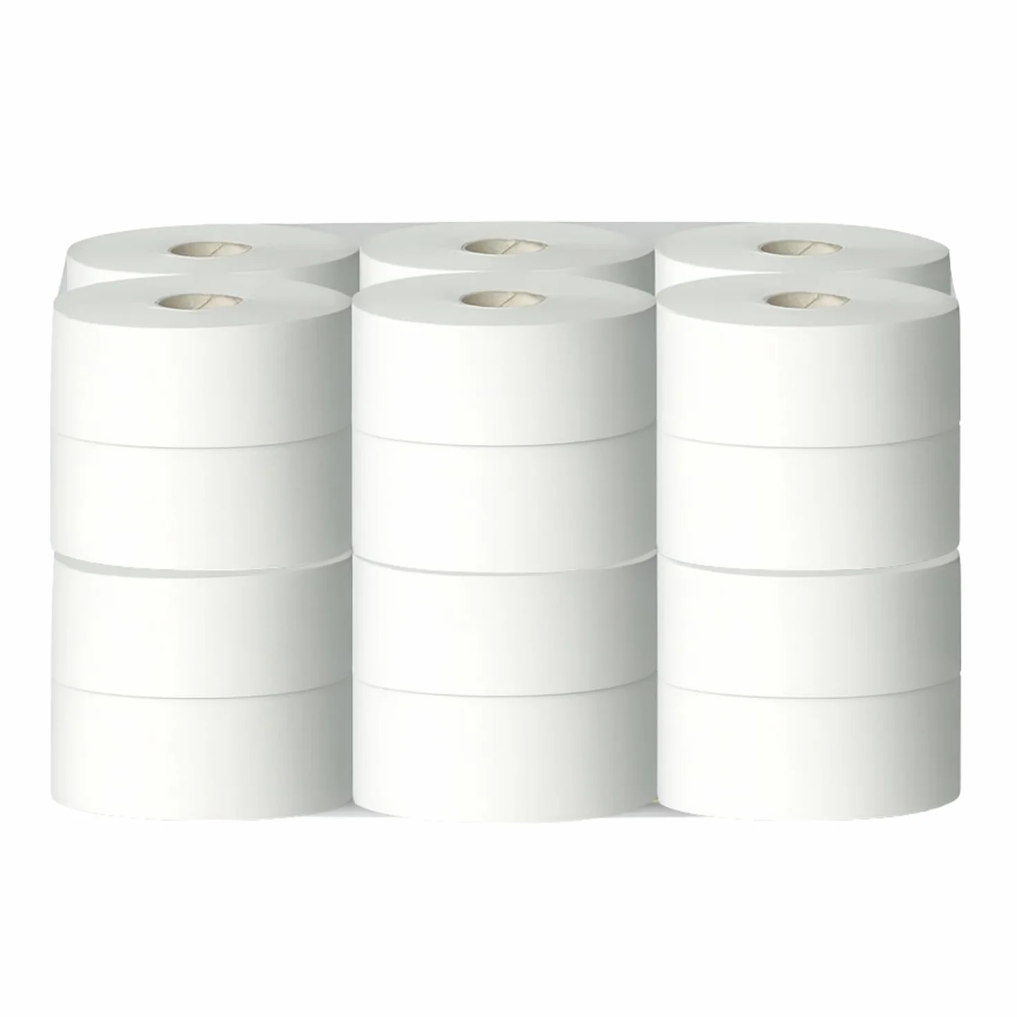 Virsus Carta Igienica Industriale Mini Jumbo BIANCA 24 Rotoli Pura Cellulosa 135mt 2 CF x 12 Pezzi