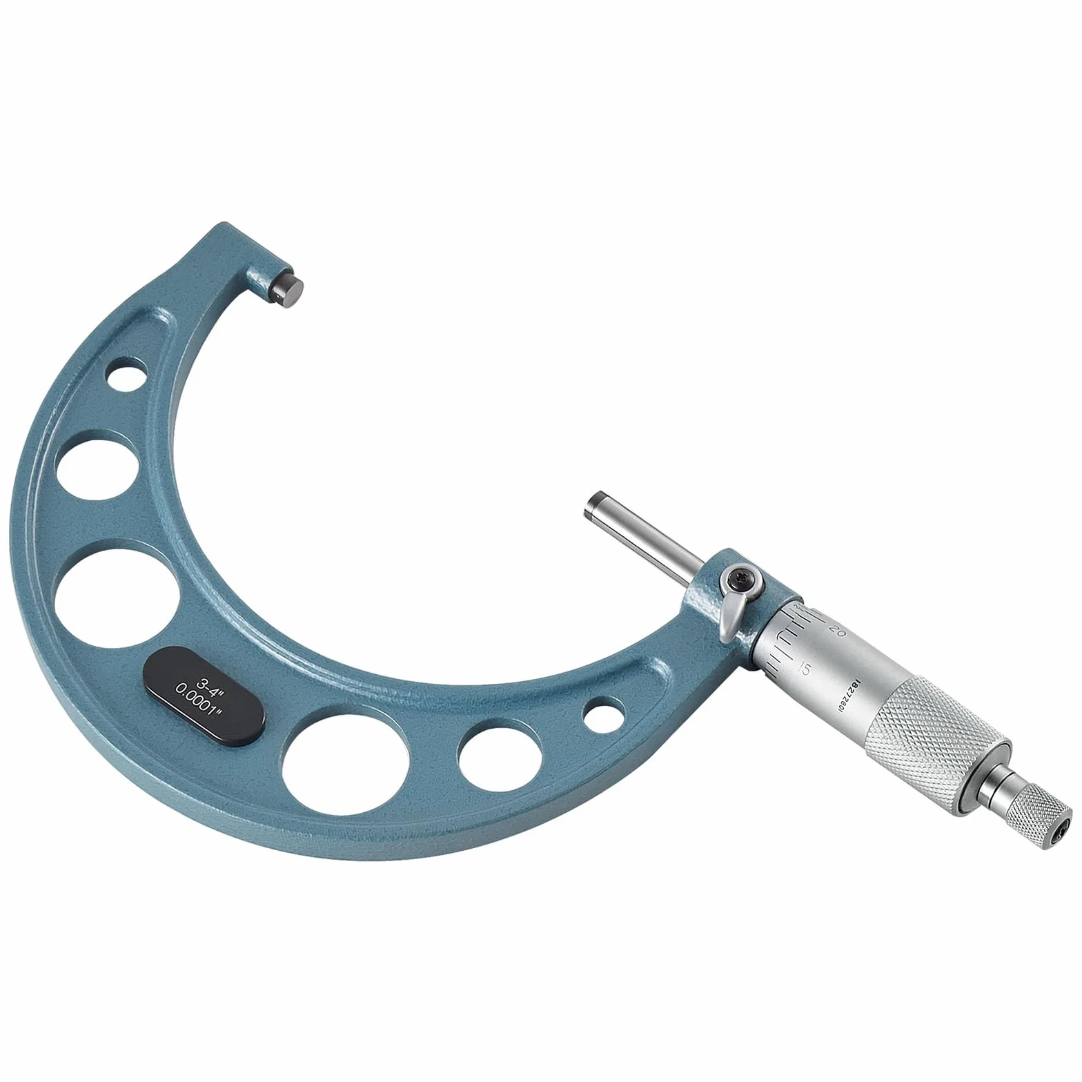 VEVOR Set di Micrometri da 4 Pezzi, Micrometro Esterno 0-4 pollici, Kit per Macchinisti con Custodia