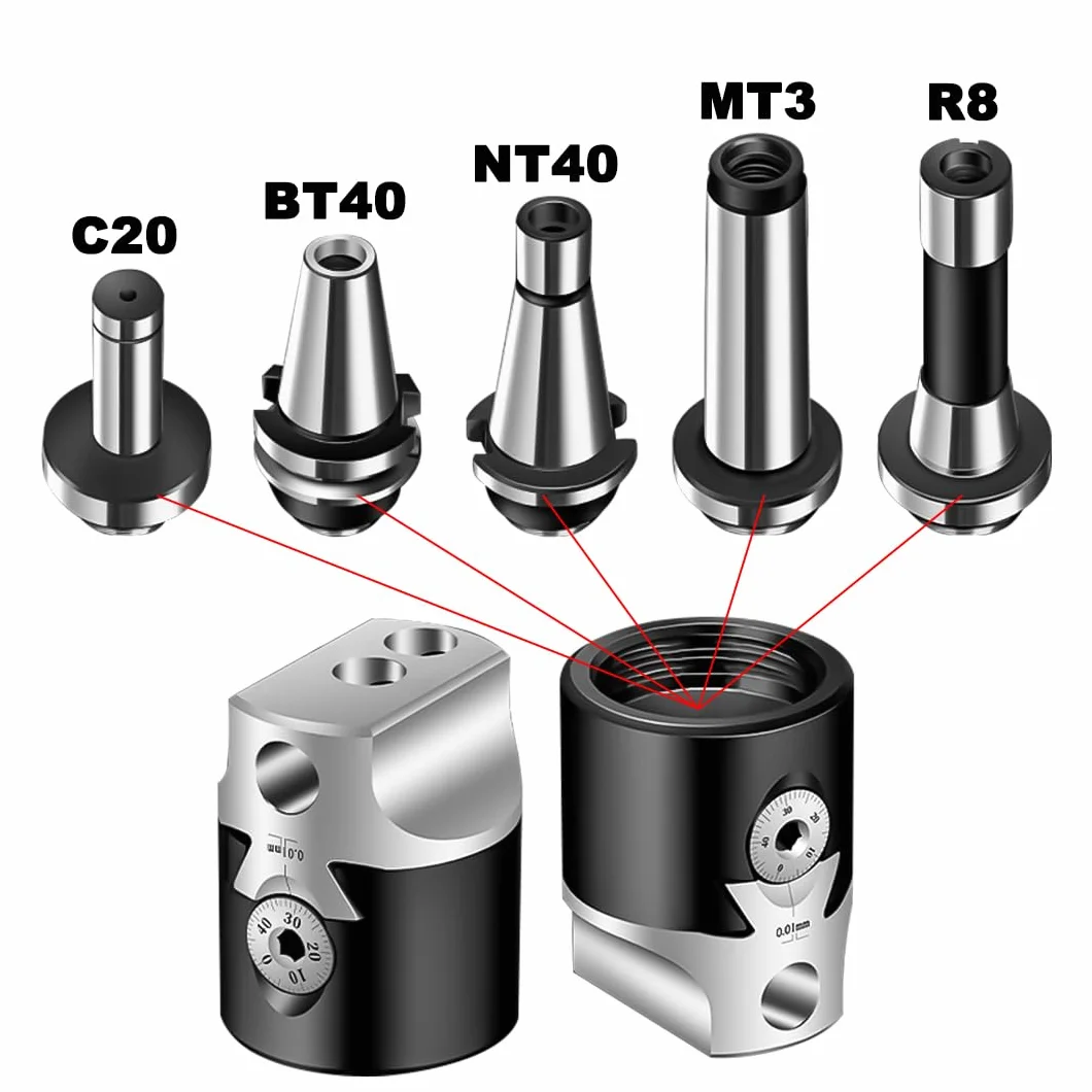 Testa di alesatura Tipo F1 50/75 MT3 Barra per Tornio Fresa Macchine Utensili