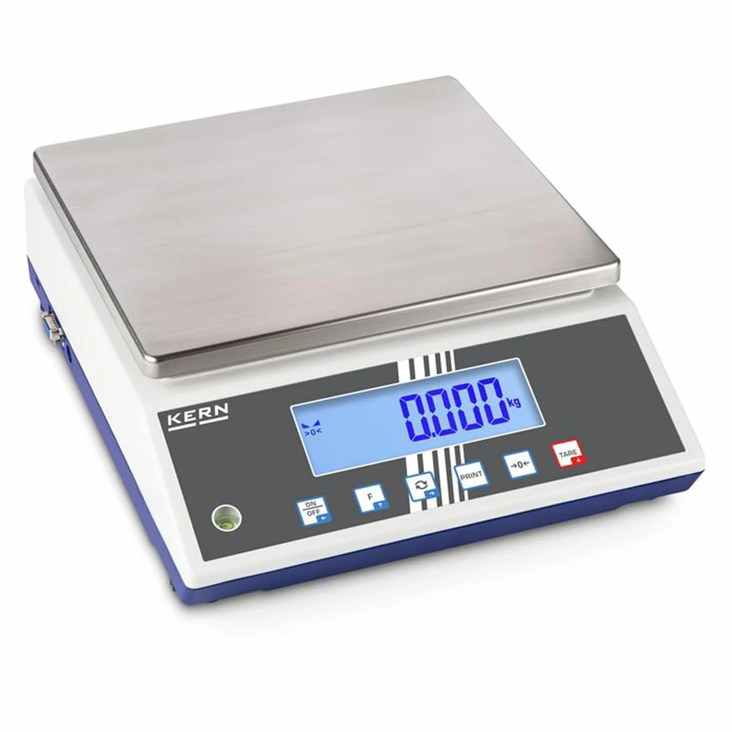 Bench scale with second display on the backside [Kern FCB 12K1] , Weighing Range [Max]: 12 kg, Readout [d]: 1 g
