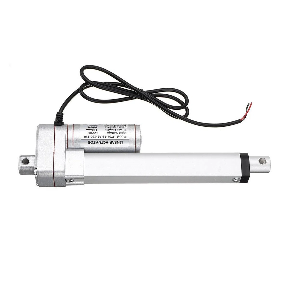 Attuatore lineare 1500N, 12V / 24V DC Motore lineare for Apri Finestra con azionamento Elettrico Corsa 50mm 100mm 150mm 200mm 250mm(24V 1500N 4mm s,Stroke 50mm)