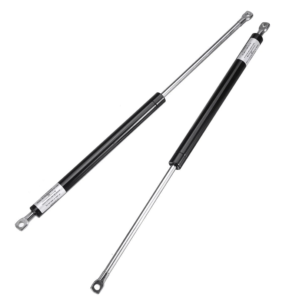 50N-3000N/150mm-3000mm, 2 Pezzo di Molla a Gas Universale con Teste ad Occhiello, Puntone a Gas,Forza da 50N-3000N/lunghezza Aperta da 150mm-3000mm for Auto, Autobus ECC.(490MM,1100N)