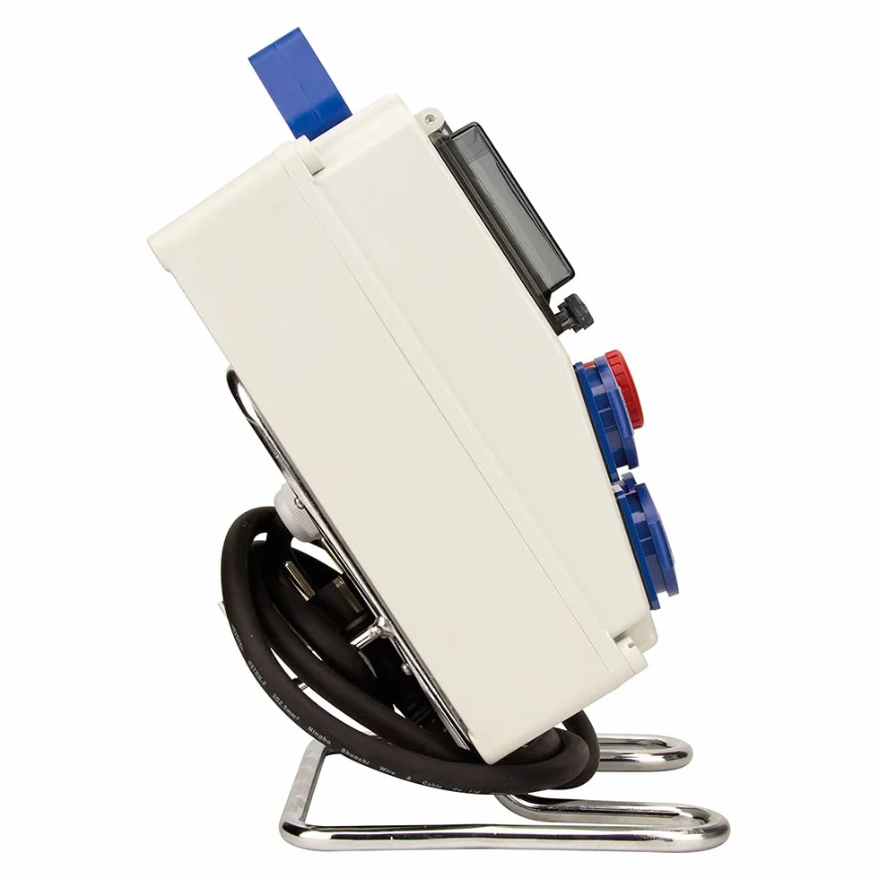 Zenitech 150254 Box 8 Moduli IP54, Bianco/Blu