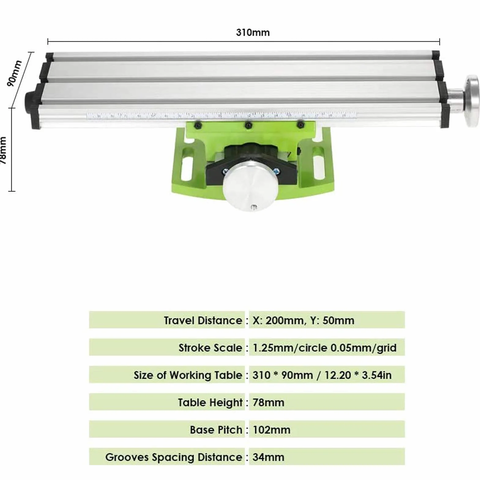 Mini Compound Bench Drilling Slide Table Worktable Fresatura Lavorazione Cross Table Milling Machine per banco Drill Stand