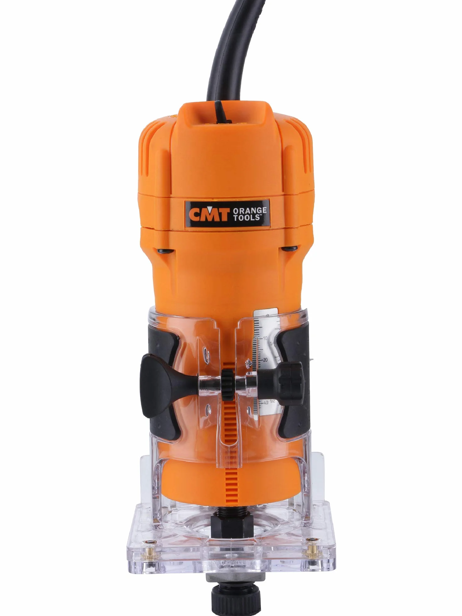 CMT CMT10 Elettrofresatrice Professionale per Bordi 550W-230V con Pinze 6/8 mm, Arancio/Nero