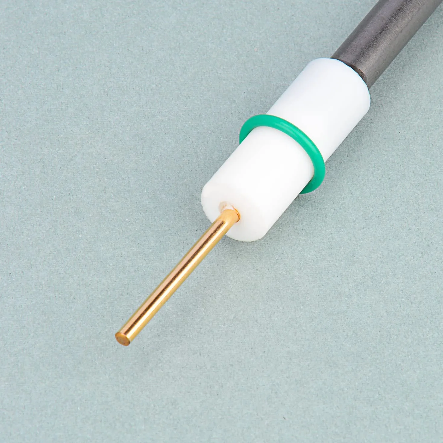 Asta Elettrodo di Grafite 99,95% con Adattatore in PTFE per Cella Elettrolitica