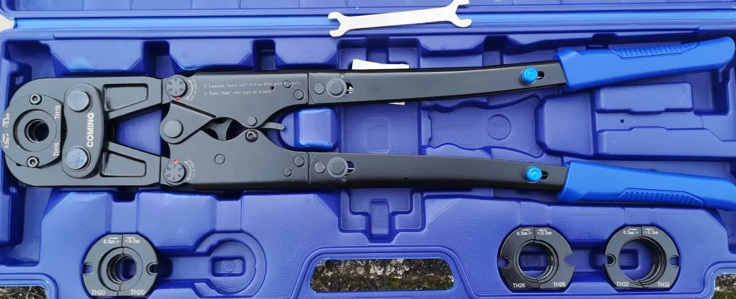 Pressatrice manuale tubo multistrato PEX TH pinza 16 20 26 32