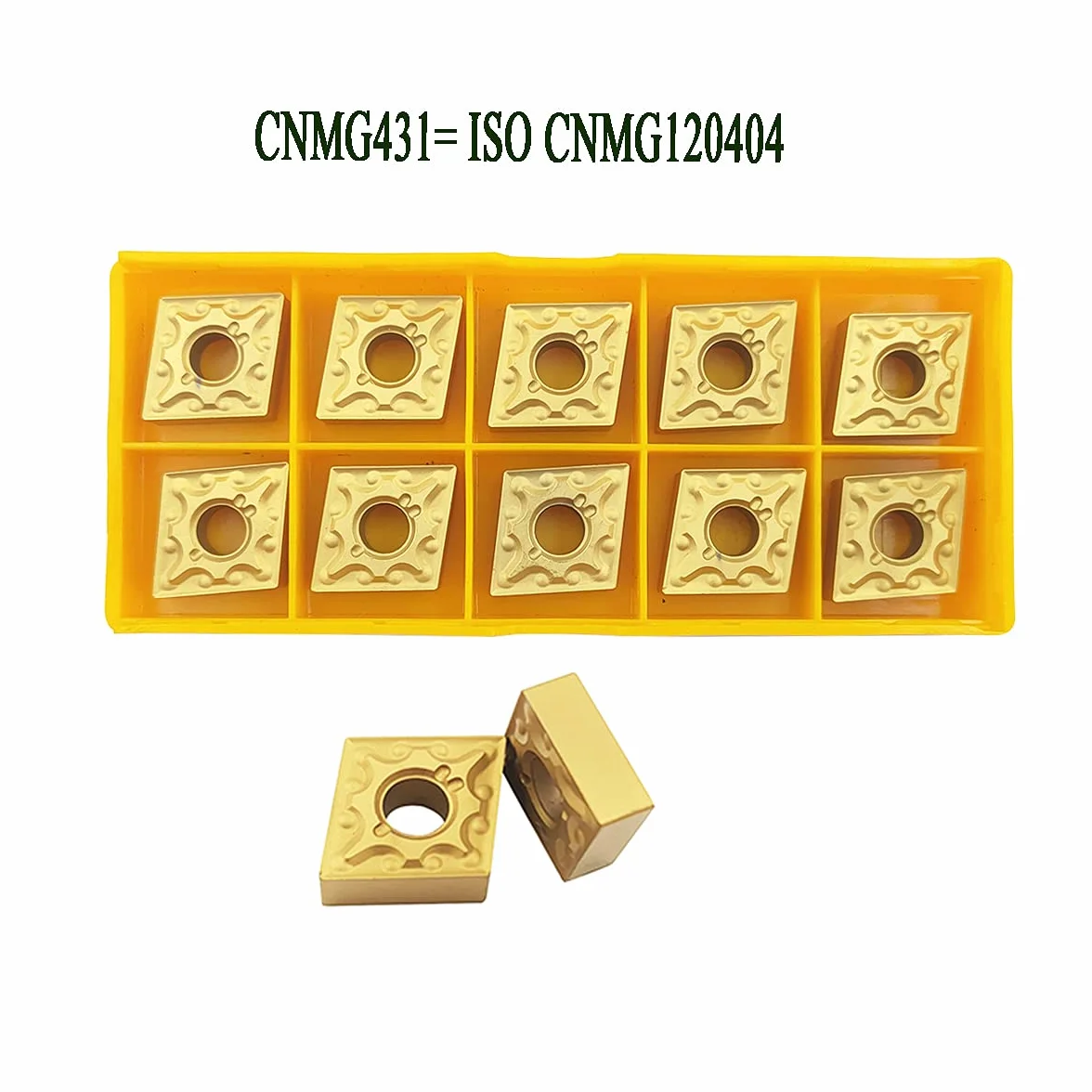 CNMG 431 WNMG 431 TNMG 331 inserti tornio CNC carburo solido tornitura lama 30 pezzi