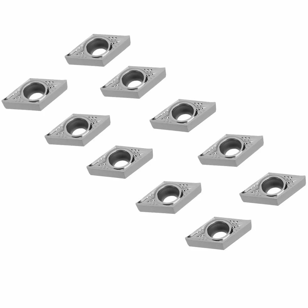 Inserti in metallo duro DCGT11T304-AK H01 DCGT32.51-AK H01 Frese a lama Tornio Utensili tornitura 10PCS