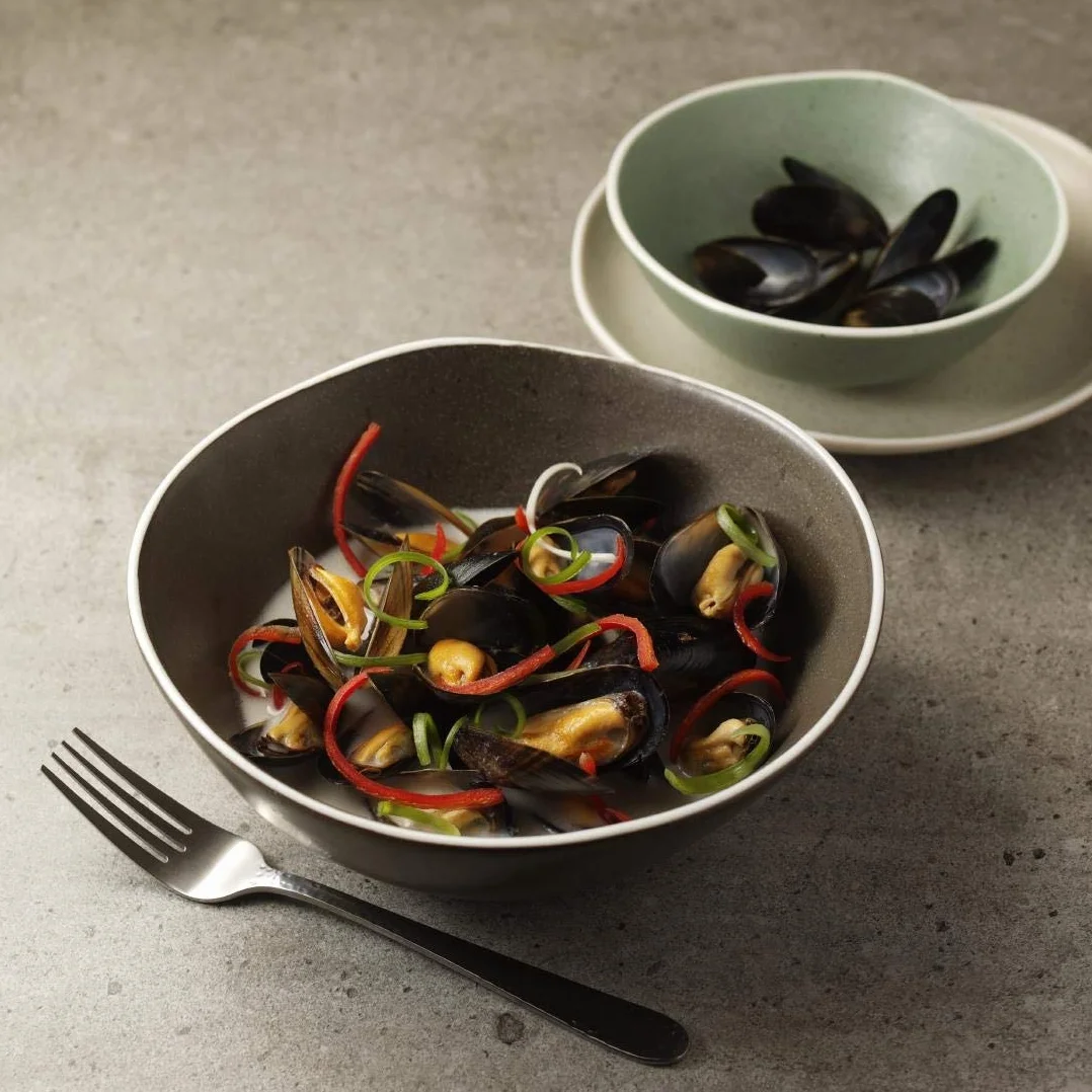 Olympia Chia Green Small Bowl 155x58mm 455ml 16oz