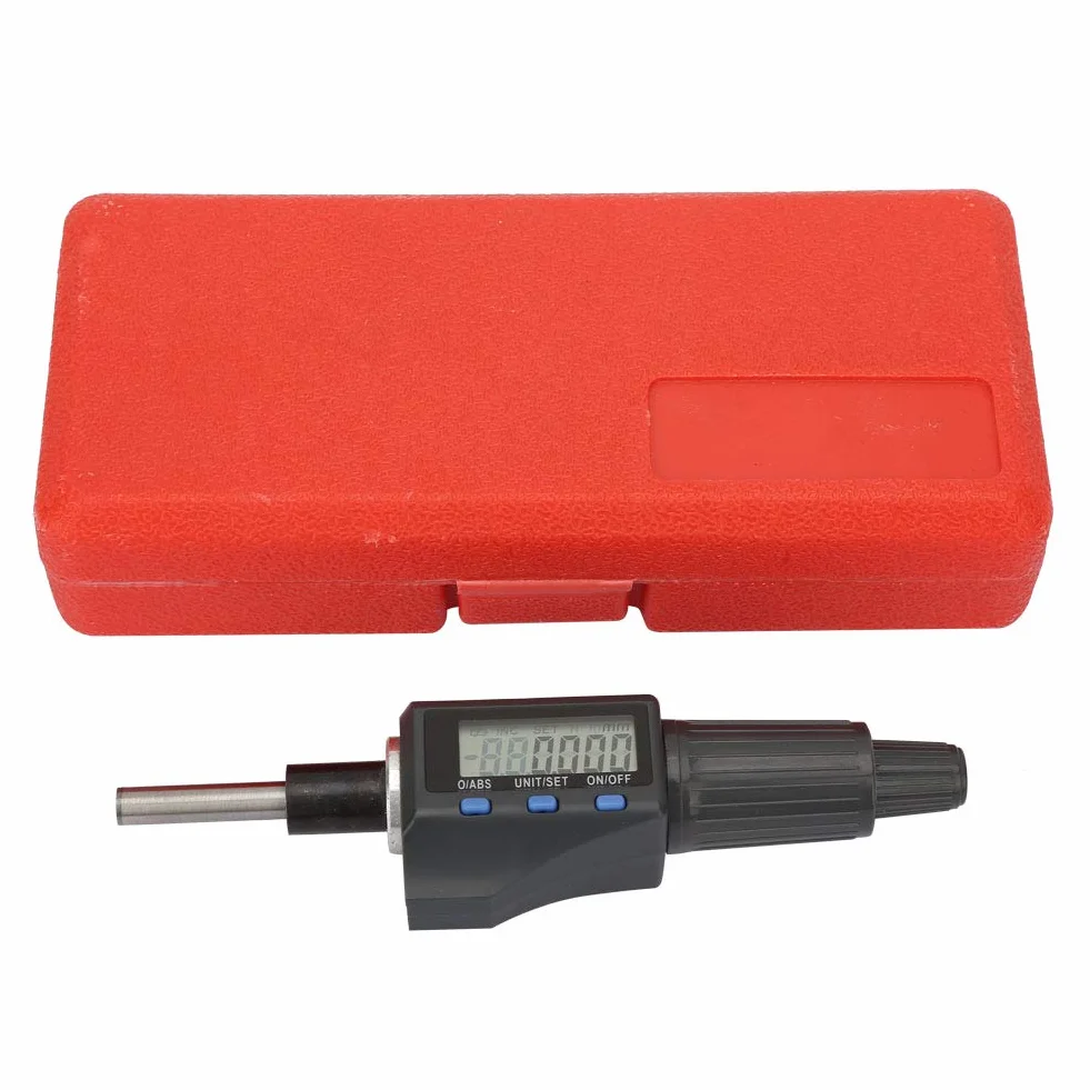 Naroote Testa Micrometrica Digitale Misurazione Precisa Micrometro Elettronico per Ingegneri 0-25 Mm