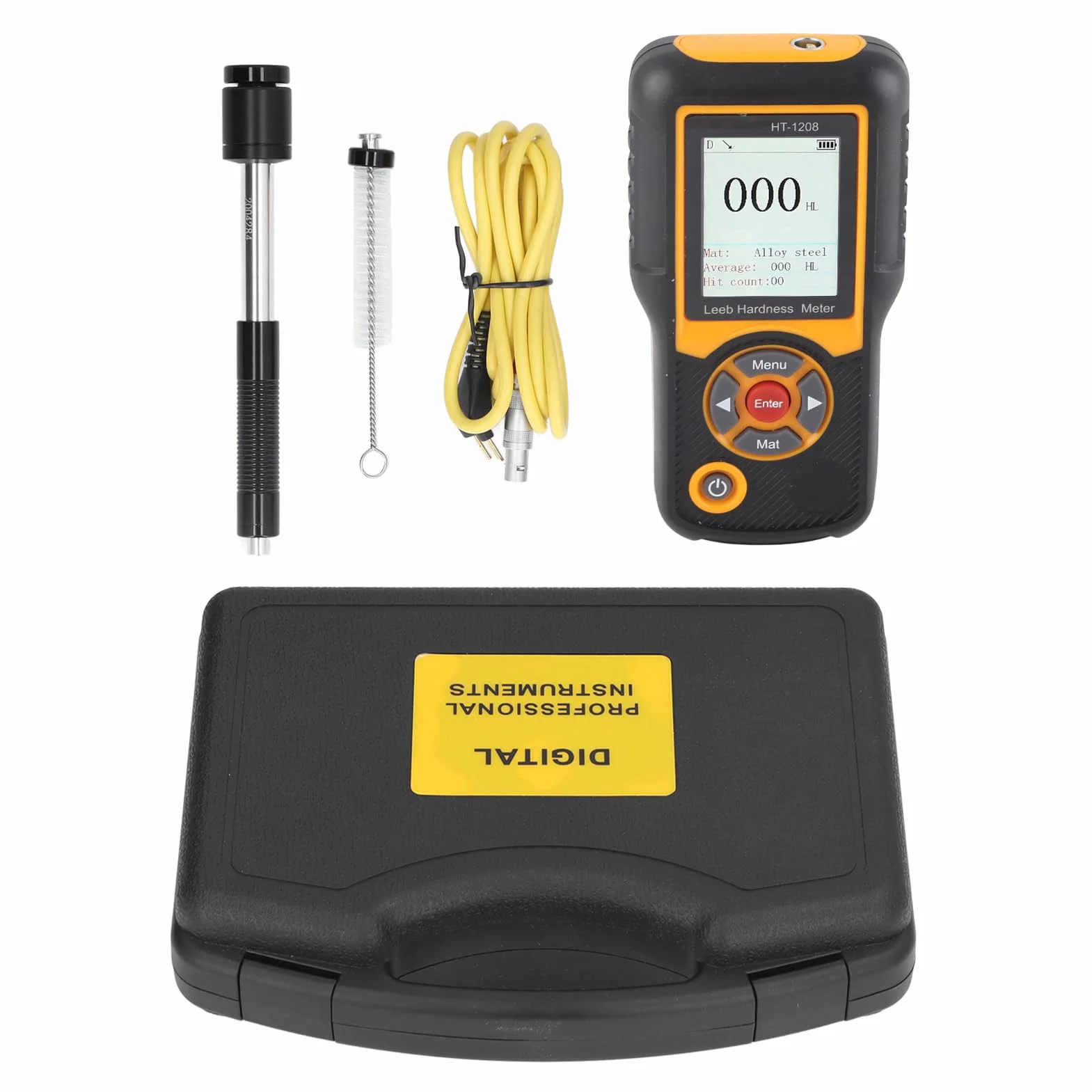 Kit Tester di Durezza Portatile Leeb Palmare Digitale 170-960 HLD per Metalli Acciaio Ferro