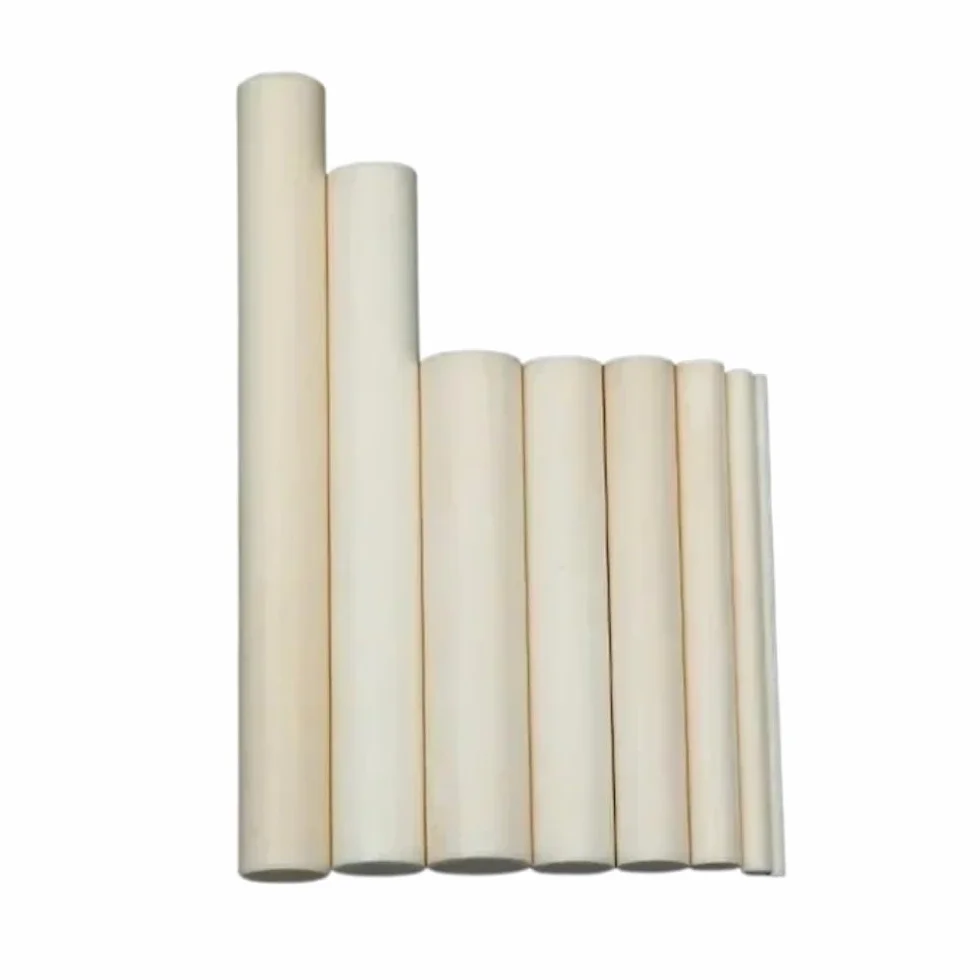 Barre di ceramica di allumina a bassa perdita dielettrica, tondo di ceramica lavorabile, lunghezza 140/360 mm, barra di ceramica ad alta durezza, 1 pz.(10x360mm)