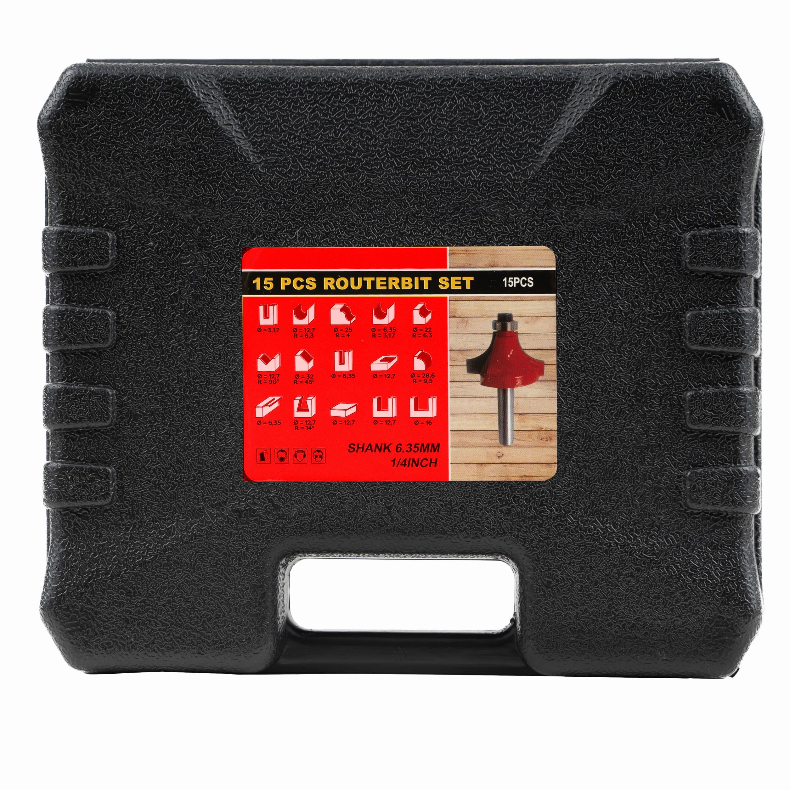 DELPHI Fresatrice Verticale Per Legno 800W 330000 R/MIN Con 15 pezzi Mandrino 6.35mm - Legno Rifilatrice Elettrica Router Legno Elettrica Rifilatrice Per Legno Con Custodia 25 Accessori SET