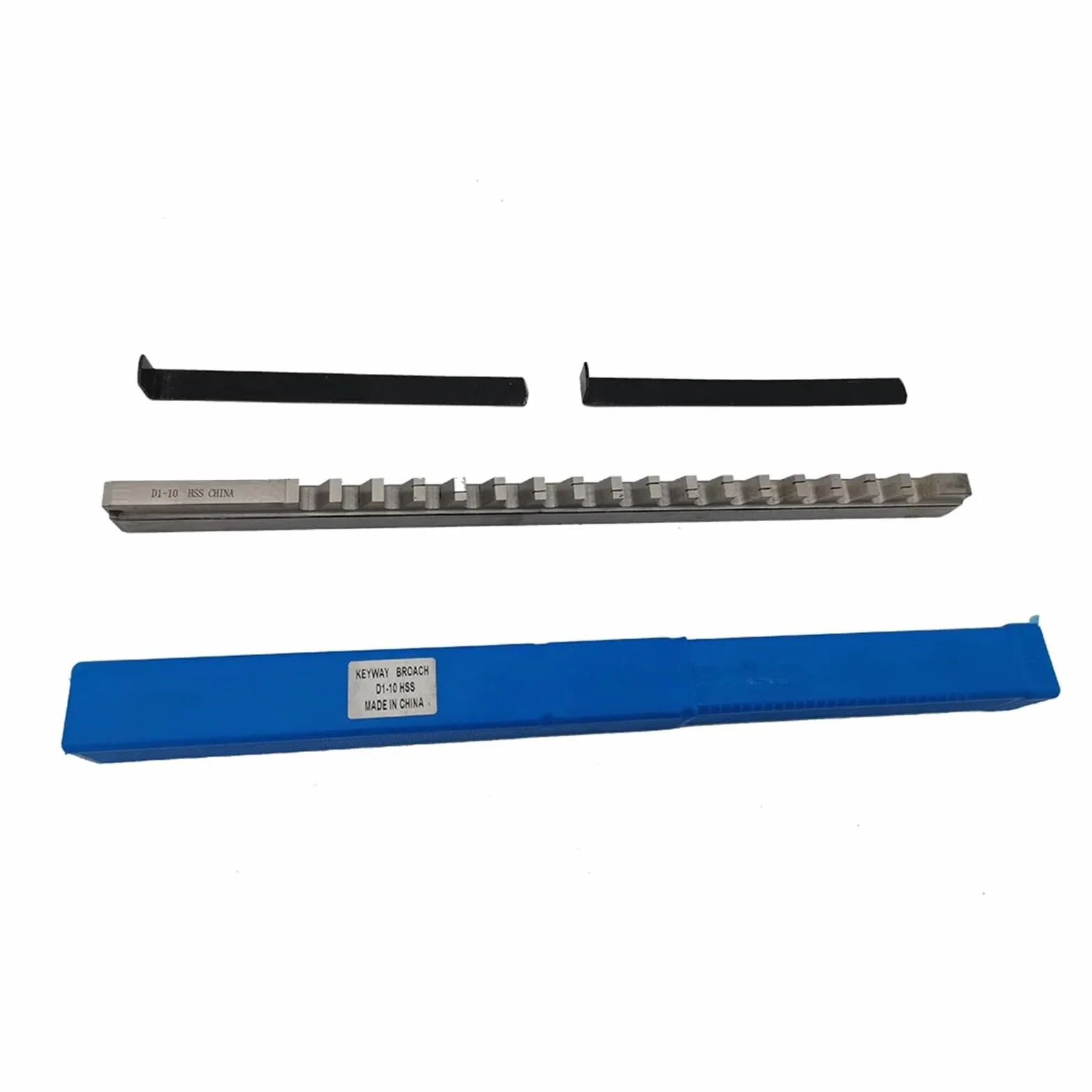 Set di brocce HSS 10 mm per scanalature di taglio metriche per brocciatura a chiavetta