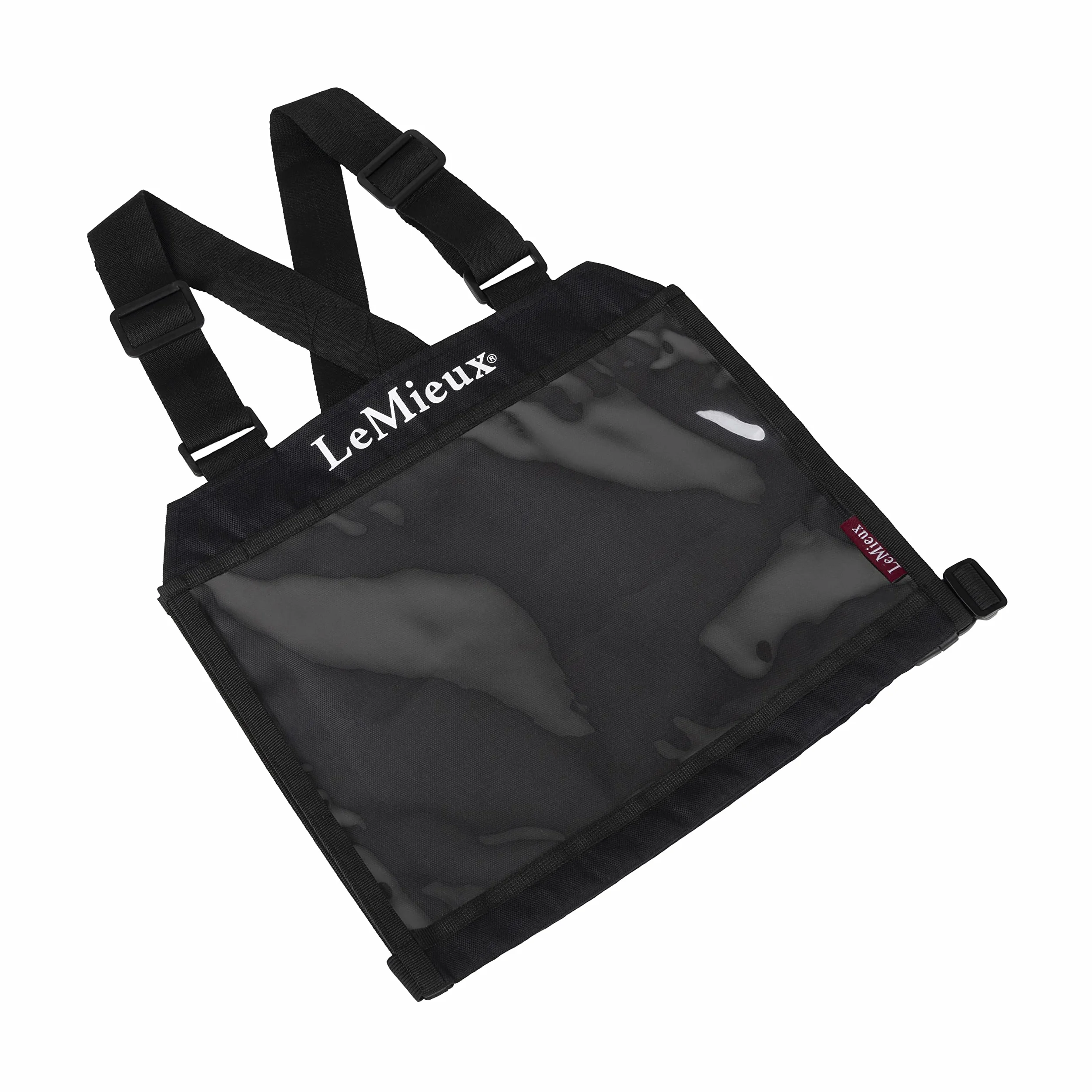 LeMieux Bavaglino Unisex con Display Frontale Trasparente con Numeri, Comodo ed Elegante, Taglia Unica