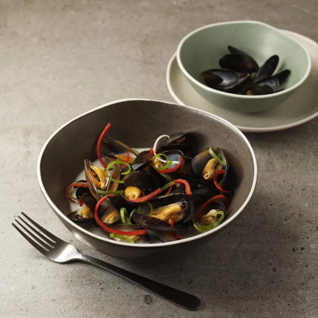 Olympia Chia Green Small Bowl 155x58mm 455ml 16oz