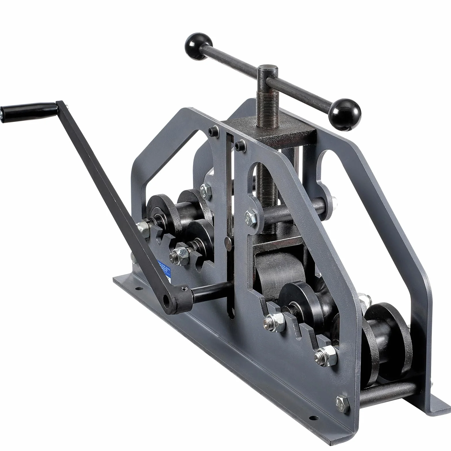 VEVOR Piegatubi a Rulli per Tubi 38,1 mm Manuale con 6 Matrici, Utensile per Piegare Tubi in Rame e Alluminio 360°