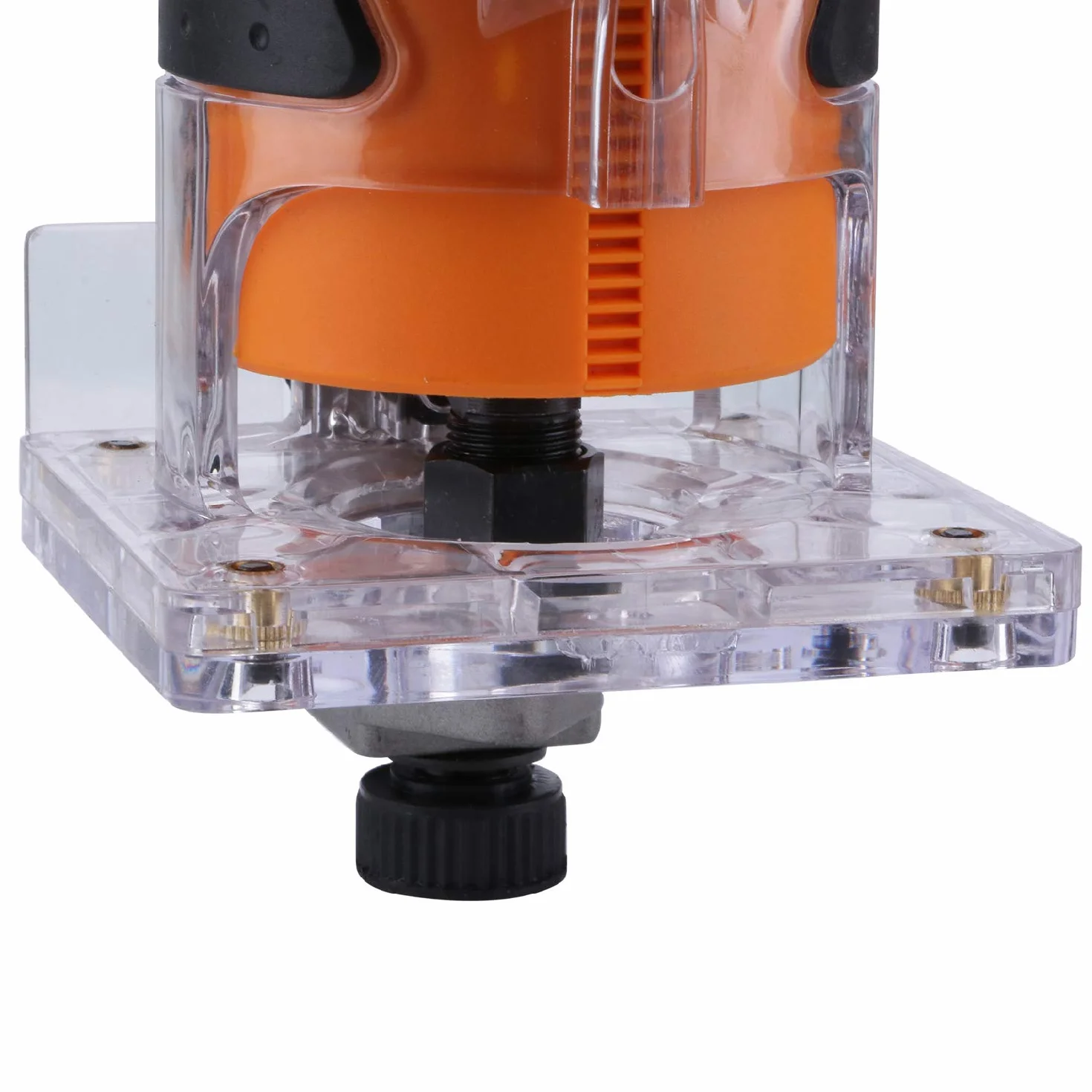 CMT CMT10 Elettrofresatrice Professionale per Bordi 550W-230V con Pinze 6/8 mm, Arancio/Nero
