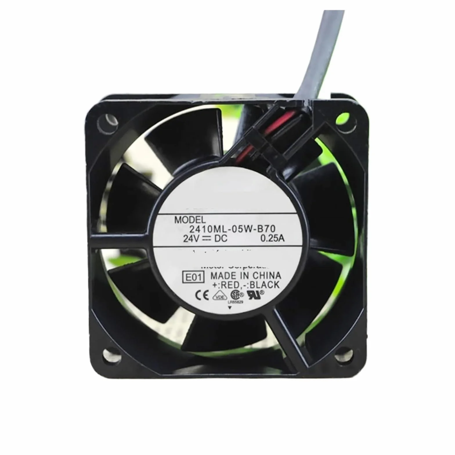 2410ML-05W-B70 6025 60MM 6CM 60 * 25MM Ventola di raffreddamento CC 24 V 0,25 A con 2 pin