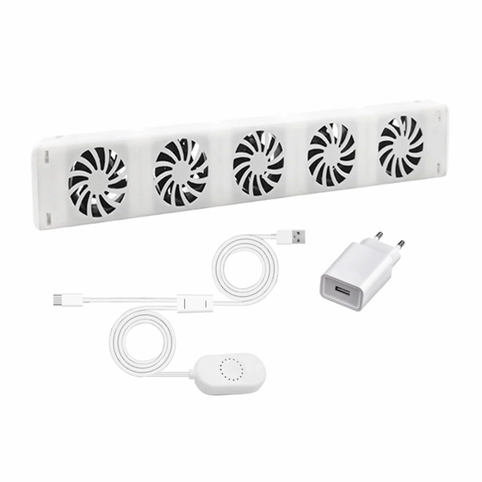 Ventole Per Termosifoni, Radiatore Termosifone Intelligente Ventilatore Per Con 5 Ventole Migliorate, Amplificatore Per Radiatori L'efficienza Del Riscaldamento E Risparmiare Energia(MONO-SET)