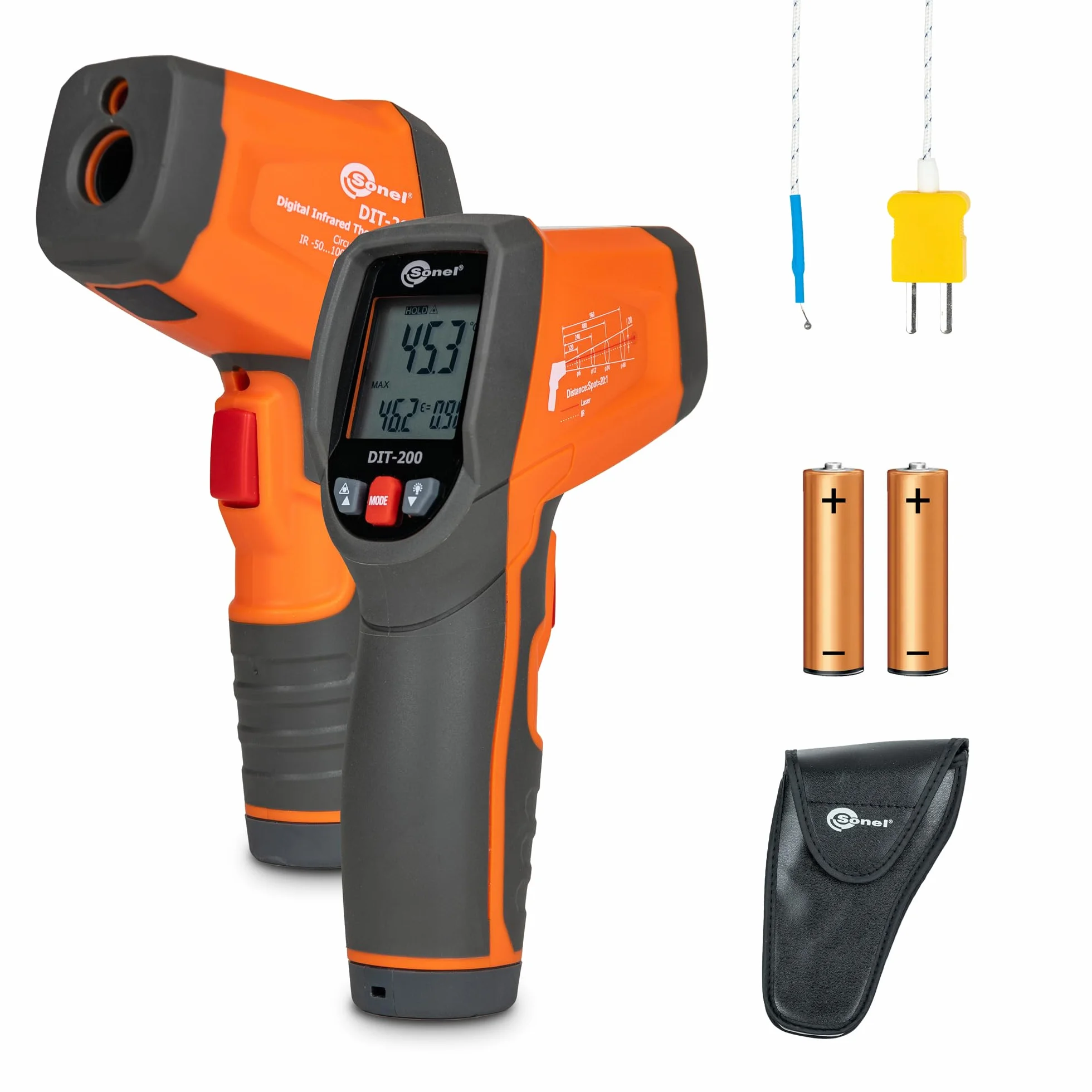 SONEL DIT-200 Termometro Infrarossi -50°C 1000°C IP54 20:1