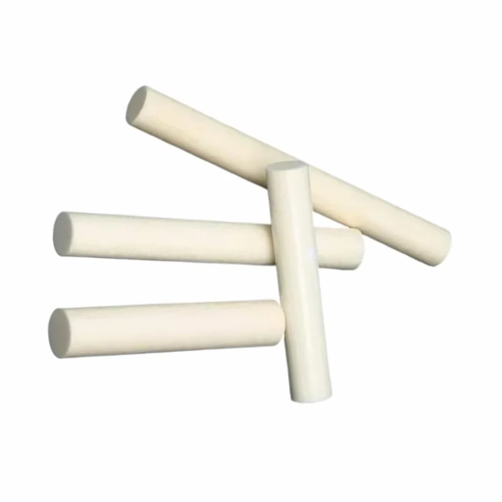 Barre di ceramica di allumina a bassa perdita dielettrica, tondo di ceramica lavorabile, lunghezza 140/360 mm, barra di ceramica ad alta durezza, 1 pz.(10x360mm)