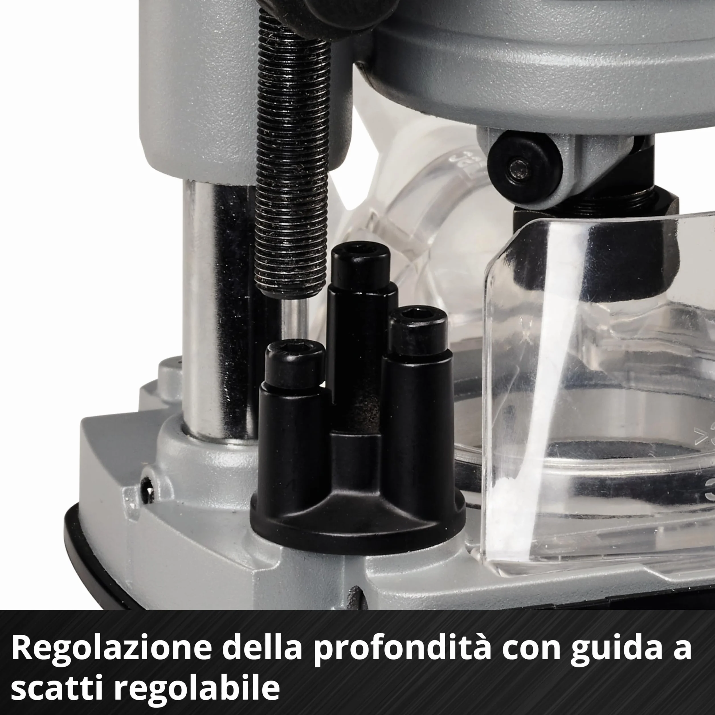 Einhell Professional Fresatrice verticale a batteria TP-RO 18 Li BL-Solo Power X-Change (18 V, alt. di sollev. 35 mm, motore Brushless, incl. guida parallela, senza batteria e caricabatteria)
