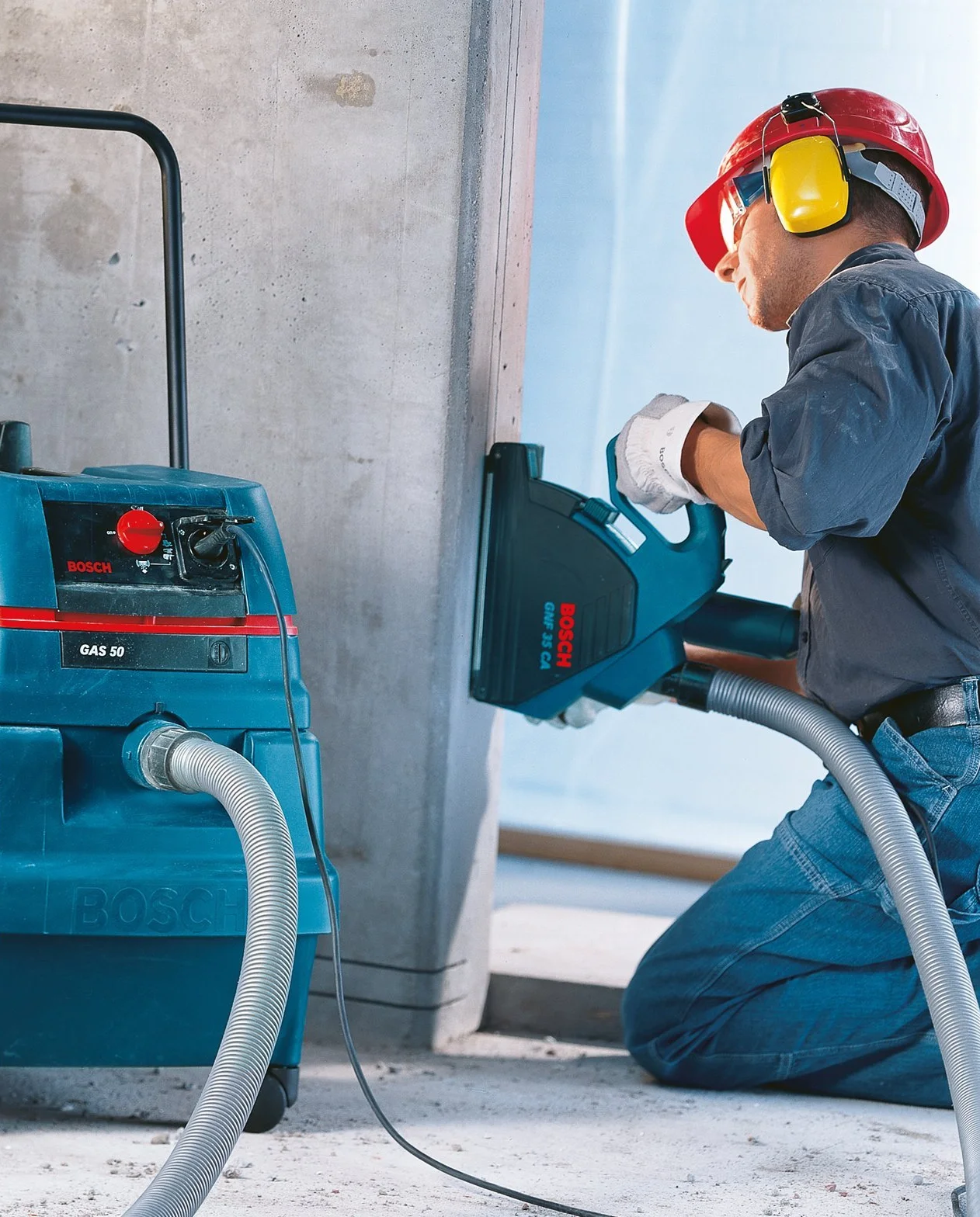 Bosch Professional Fresatrice per Scanalature Gnf 35 Ca (Motore da 1.400 Watt, Ø Disco: 150 Mm, 7 Rondelle Distanziatrici, in Valigetta)