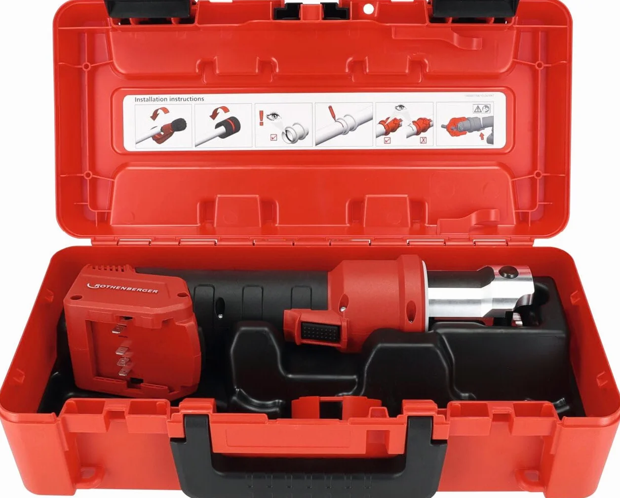 ROMAX NANO 2.0 AH 18V CON CARICABATTERIE 3 JAW TH16-20-26 CAS SET