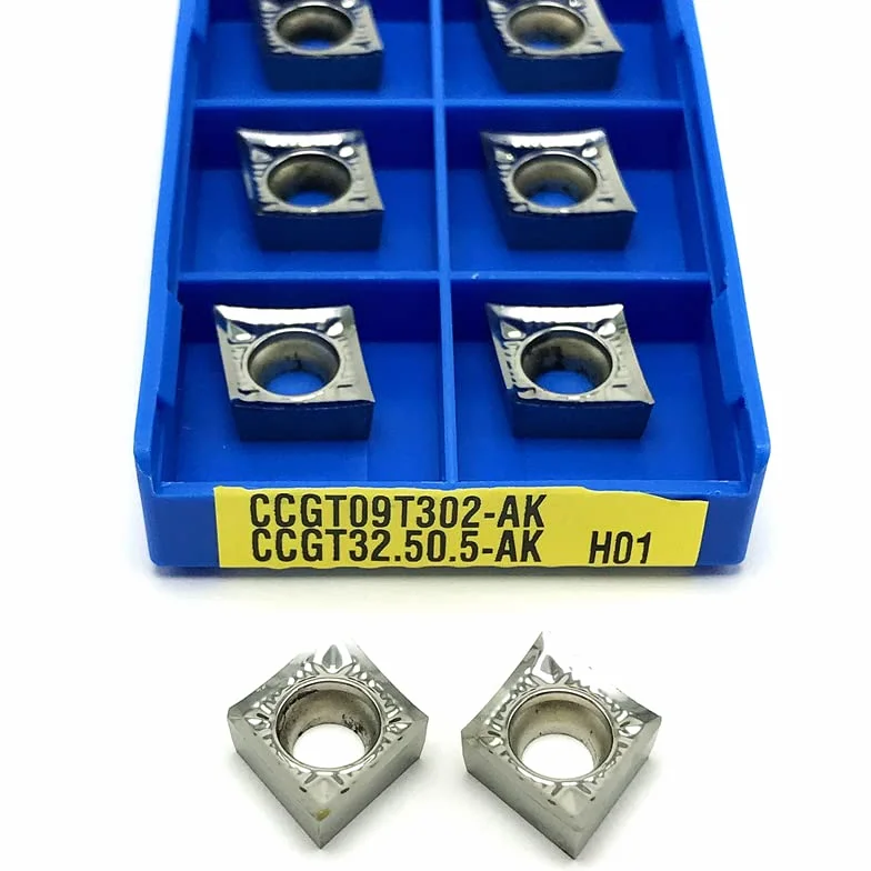 CCGT09T308 AK H01 Inserto in alluminio per tornitura interna CNC