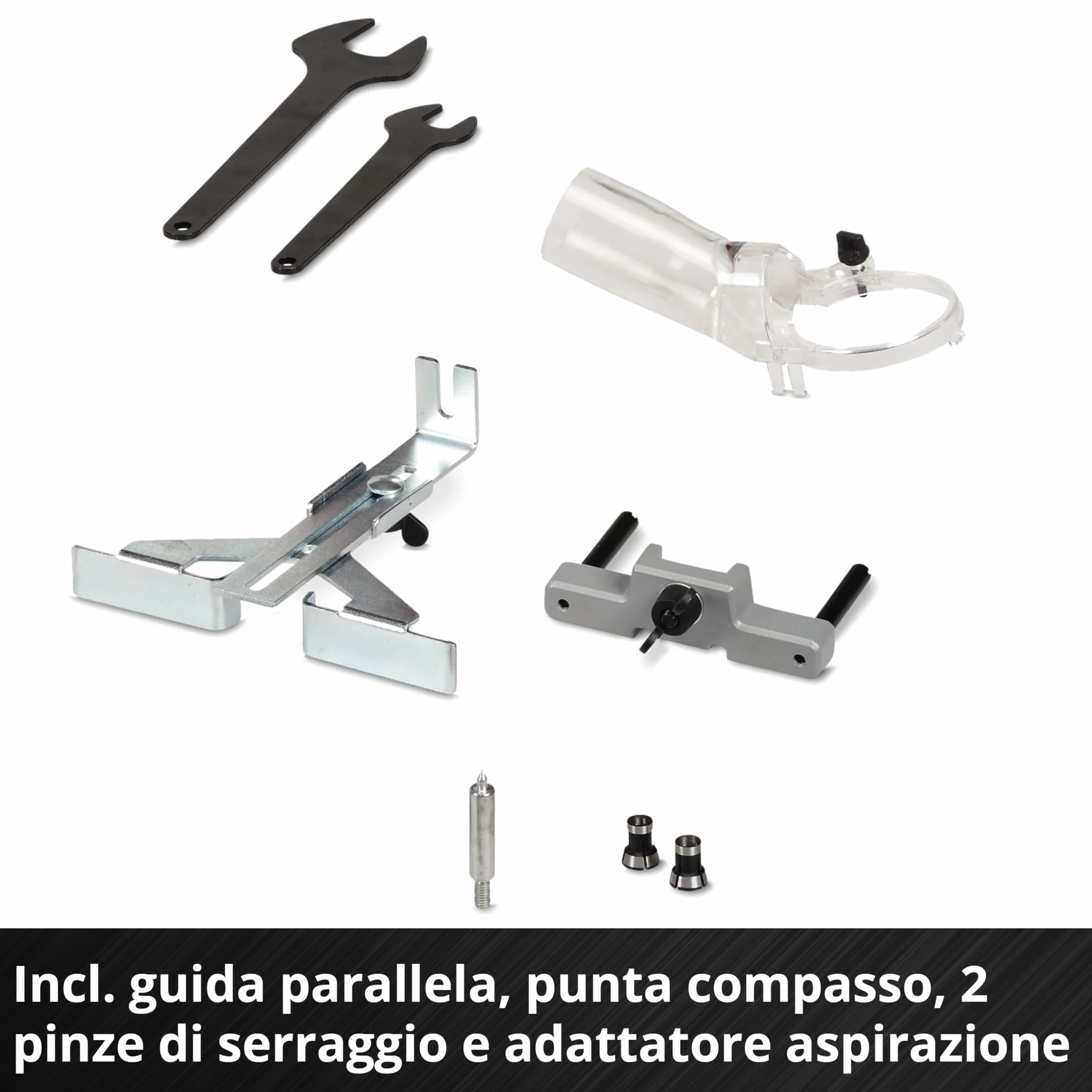 Einhell Professional Fresatrice verticale a batteria TP-RO 18 Li BL-Solo Power X-Change (18 V, alt. di sollev. 35 mm, motore Brushless, incl. guida parallela, senza batteria e caricabatteria)