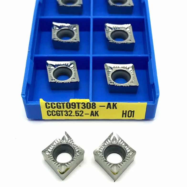 CCGT09T308 AK H01 Inserto in alluminio per tornitura interna CNC