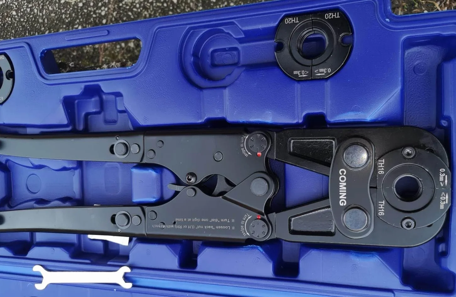Pressatrice manuale tubo multistrato PEX TH pinza 16 20 26 32