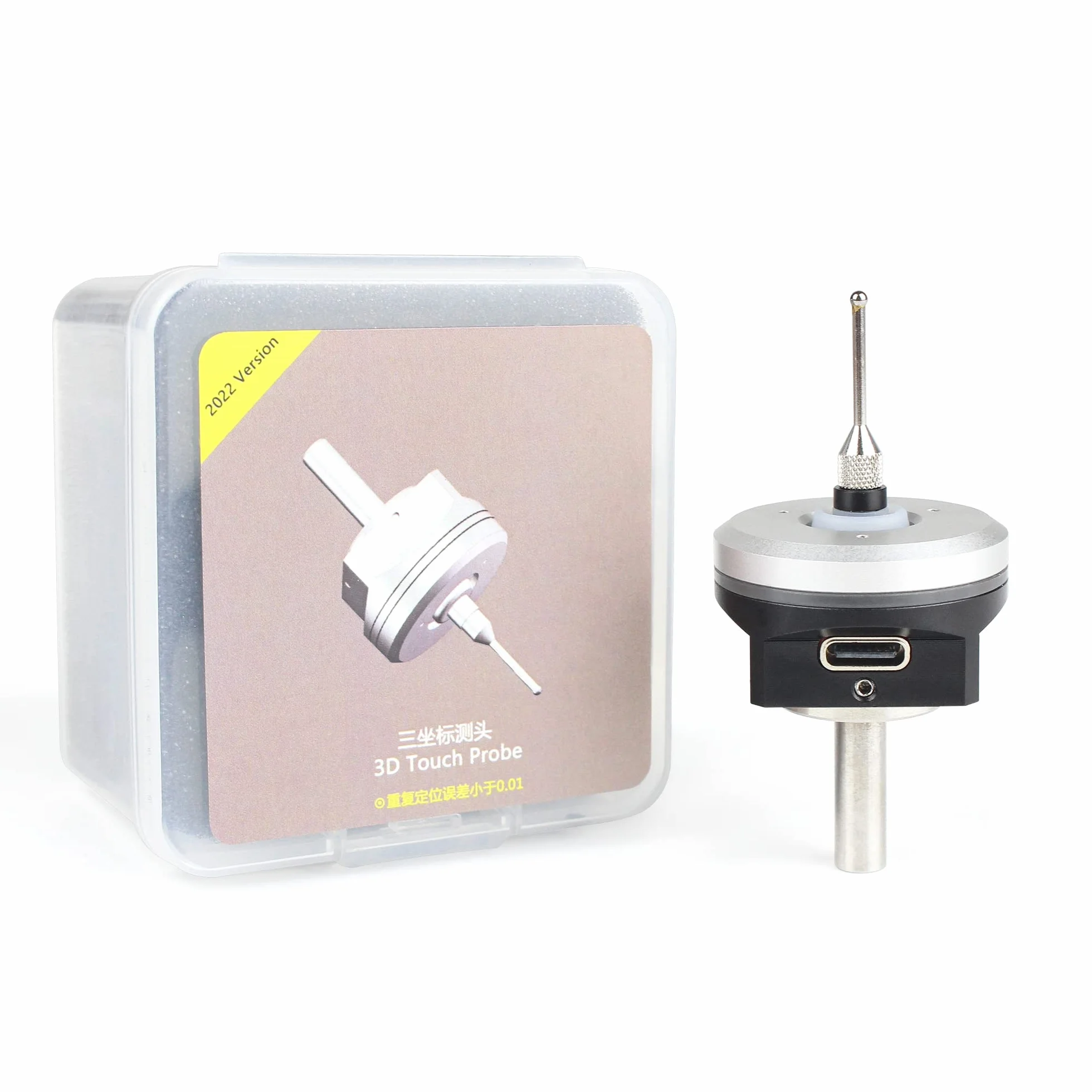 RATTMMOTOR Rilevatore di Bordi 3D CNC, Edge Finder 3D, DC 5-24V, Cavo 2M, Compatibile Mach3 Grbl (V5)
