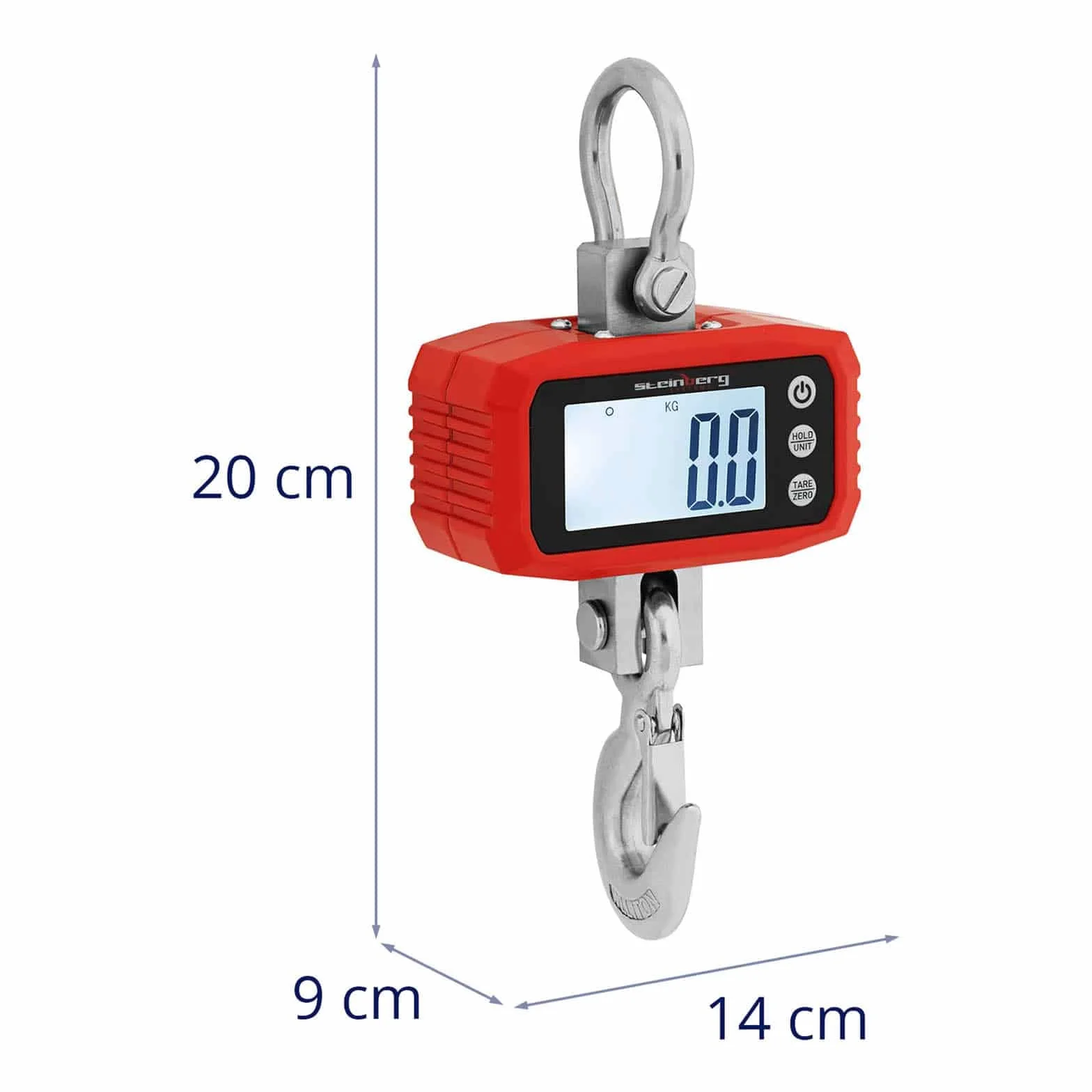Steinberg Systems SBS-KW-1000N Bilancia a gancio - 1.000 kg / 100 g