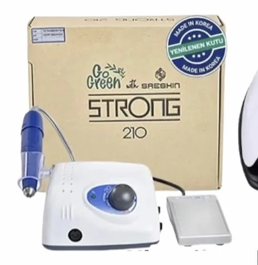 Artnails Strong 210 Trapano Set 40K z Pedałem i Fresa Dentale