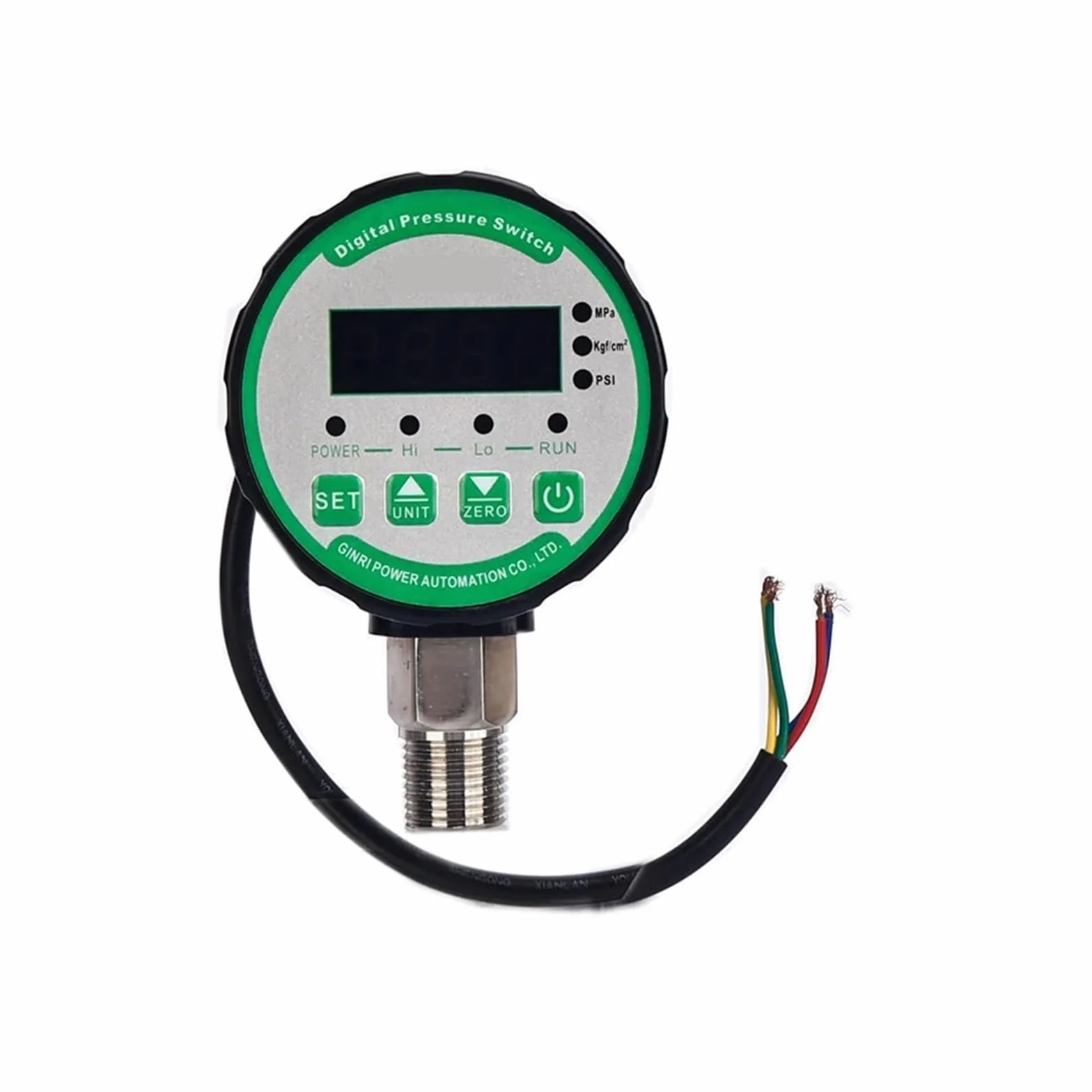 Manometro Pressostato pompa acqua con display digitale DPR-S80 0-2mpa G1-4 24V