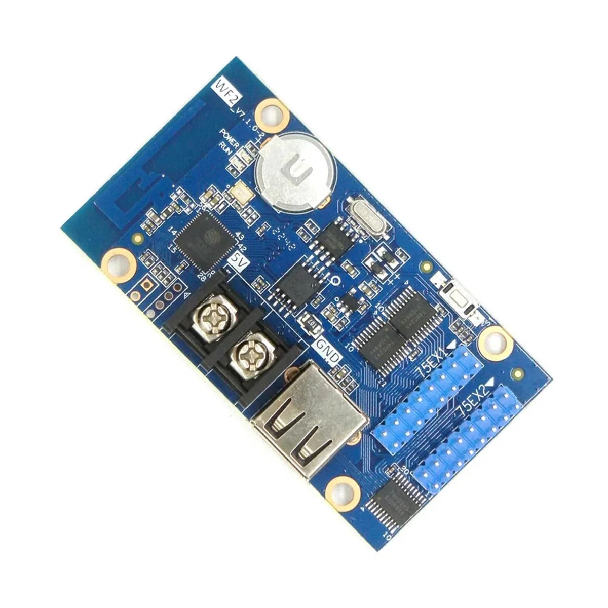 Scheda di Controllo del Display LED a Colori HD-WF2 HD-U60-75 con Controller LED 768 * 64 Pixel, 2 Porte hub75