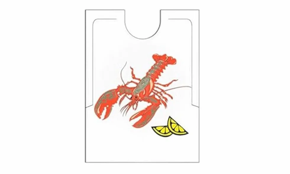 Bavaglini per adulti 38,3X48 Cm Bianco Pehd - 500 Unità