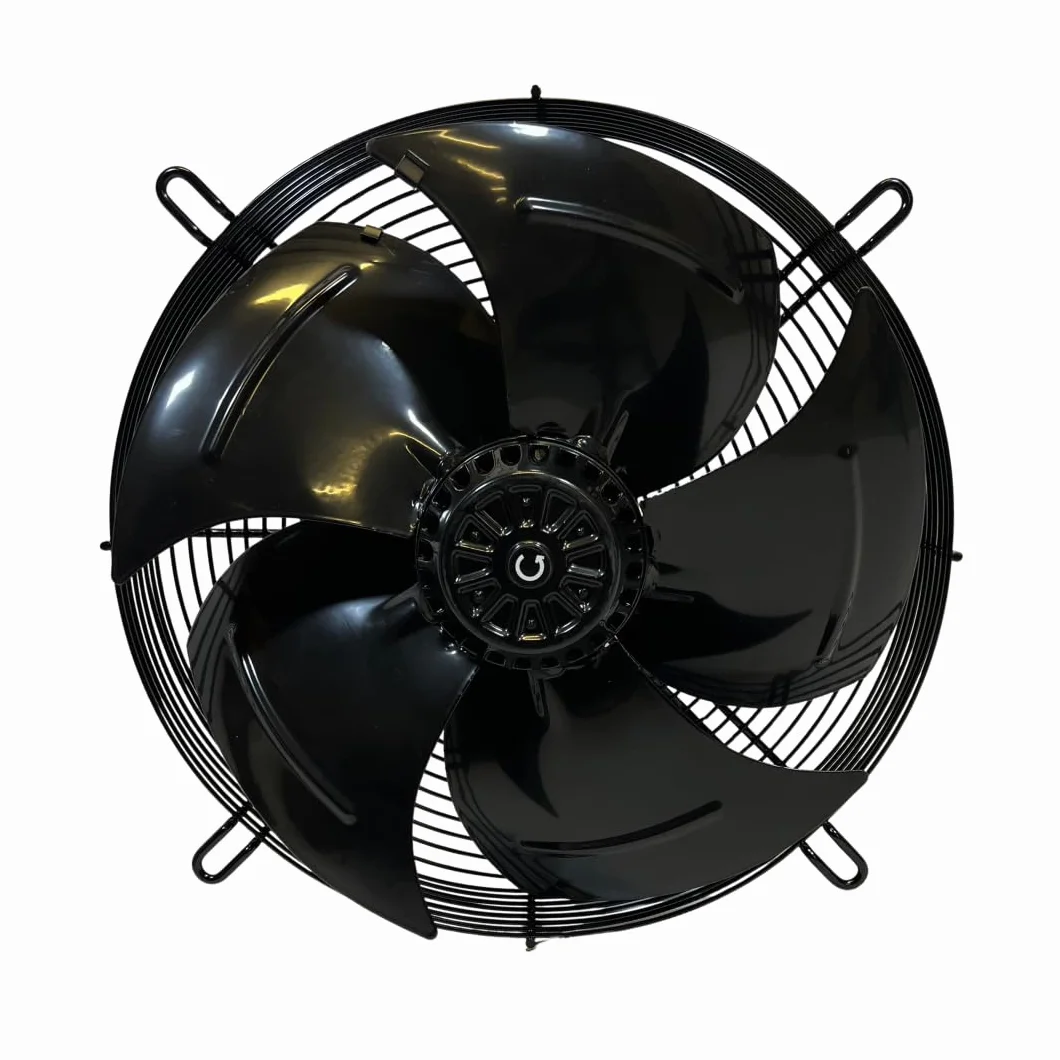 Ventilatore Assiale Industriale 230 V Aspirante Diametro Ø da 300 mm per Impianti di Refrigerazione con Motore e Griglia
