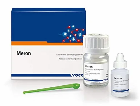 Cemento Dentale Definitivo Rimuovi Tartaro Denti Cemento Per Denti Ideale Per Igiene Dentale E Corone Meron 35 G + 15 Ml Inlcuse