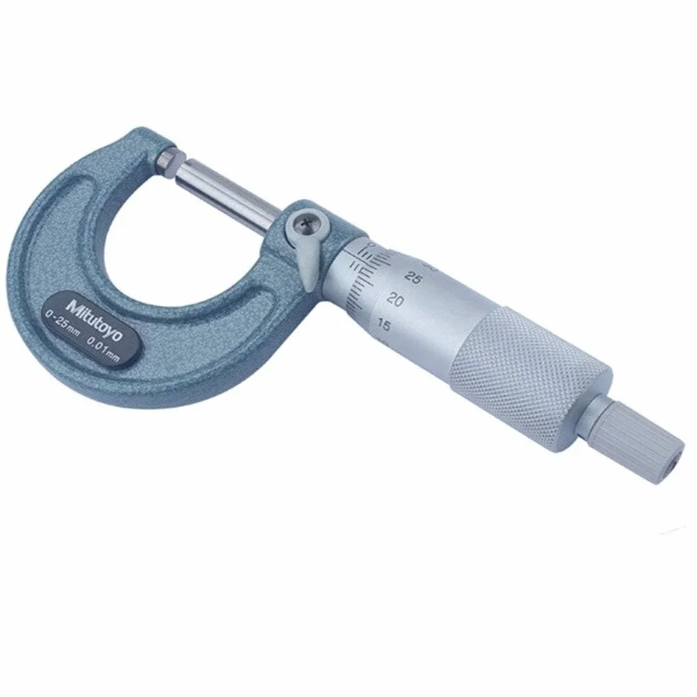 Mitutoyo 103-137 Micrometro M110-25 0-25 mm 0,01 mm carburo custodia