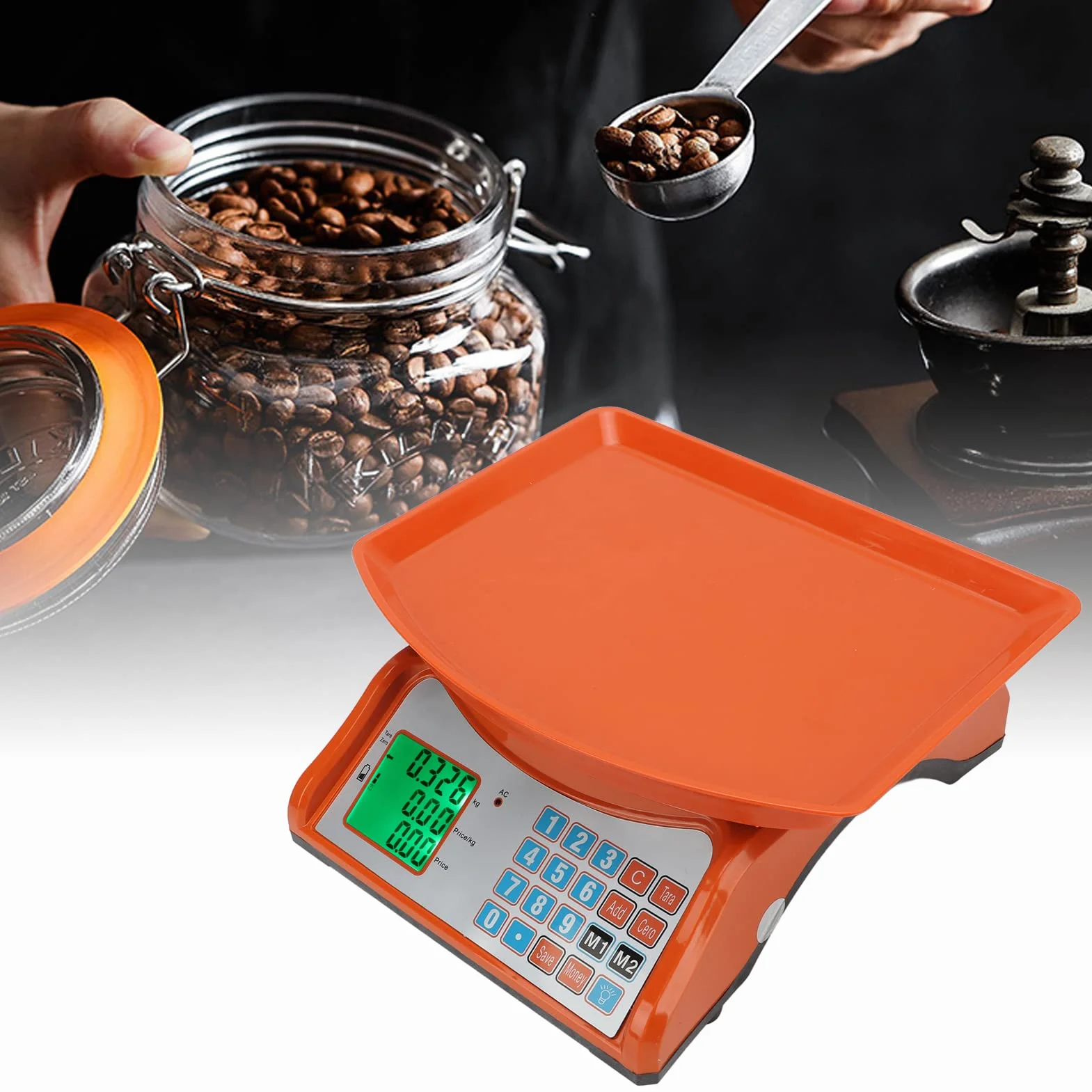 Bilancia Elettronica Bilancia Postale Manopola Grande Impermeabile 30kg Peso Massimo per un Laboratorio Industriale