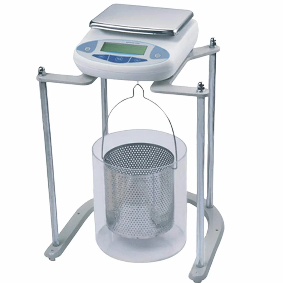 CGOLDENWALL Bilancia idrostatica elettronica 0,1 g, display LCD per misurare il volume di densità solida in industria, scuola, laboratorio, costruzione stradale (30 kg, 0,1 g senza supporto)