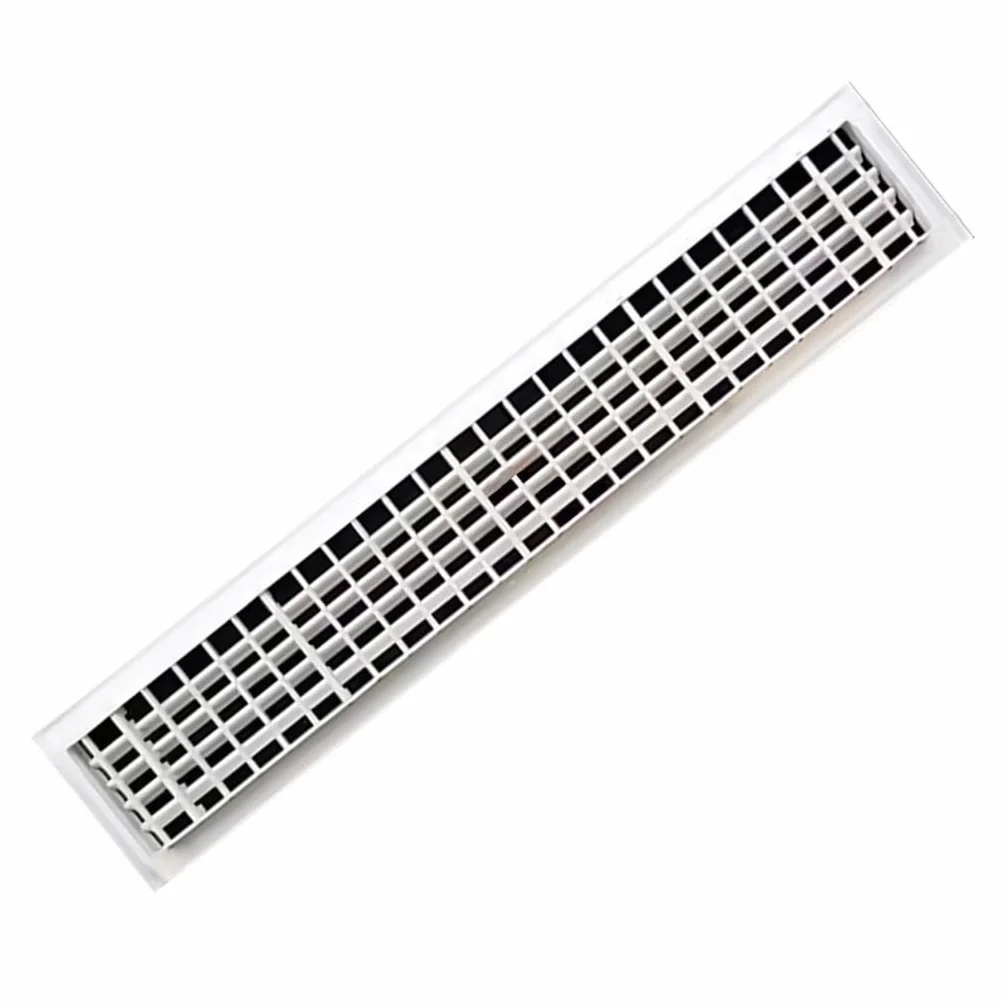 Griglia di Ventilazione Rettangolare 130 mm Bianca ABS 800x130mm