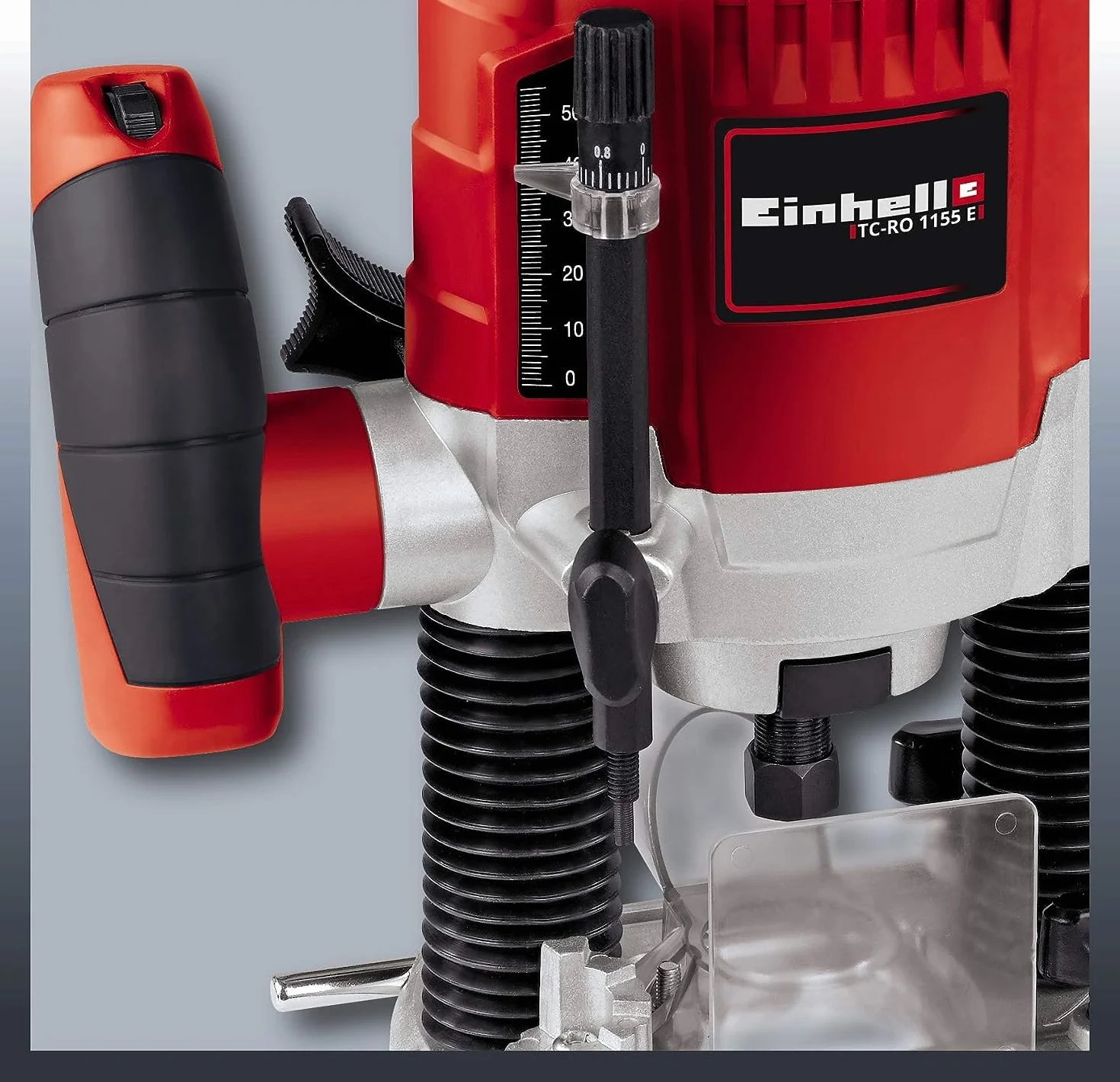 Einhell Fresatrici Verticali TC-RO 1155 E (1100 W, Ã˜ 6 E 8 Mm, Controllo Della Velocità, Guida Di Taglio, Adattatore Di Aspirazione, Accessori Inclusi)