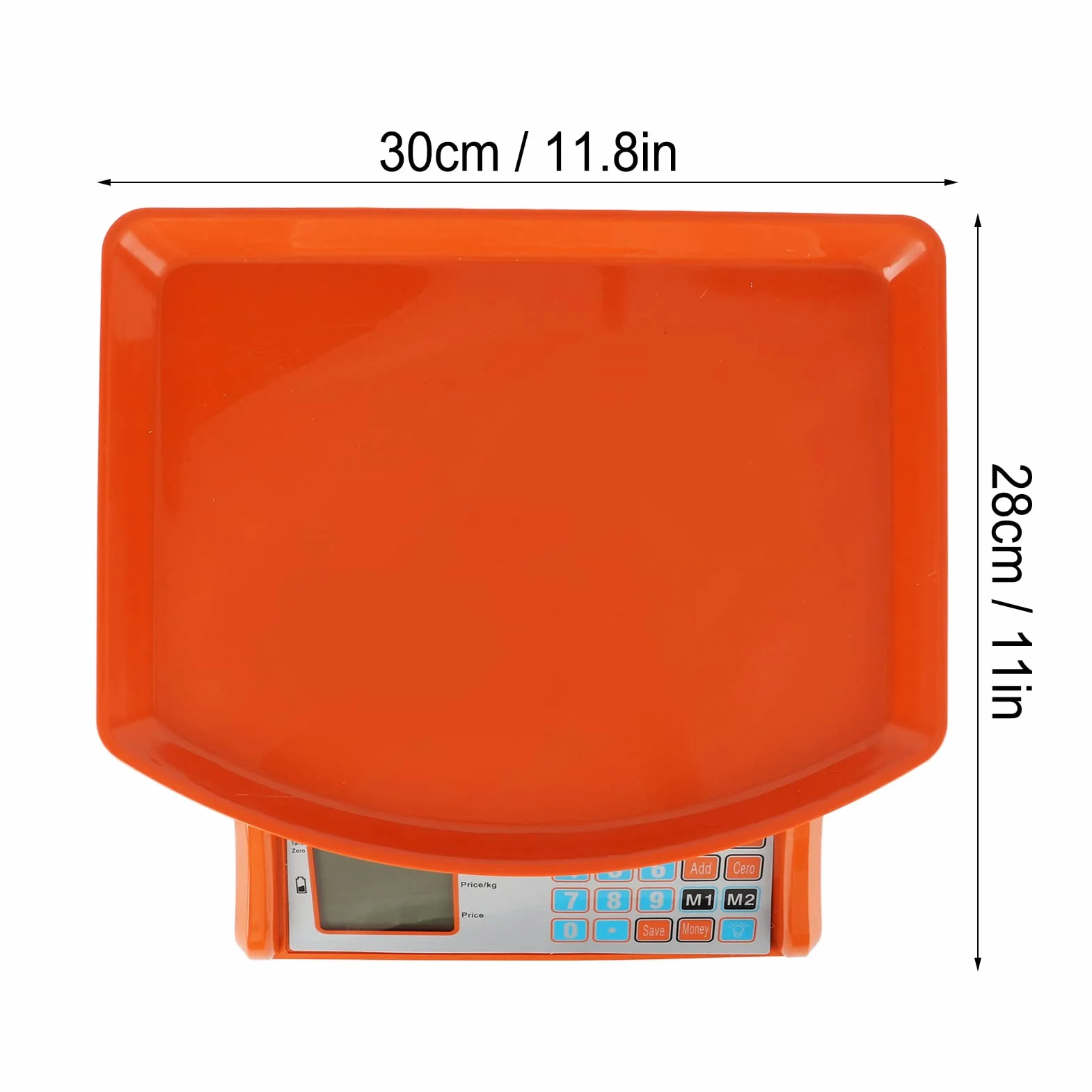 Bilancia Elettronica Bilancia Postale Manopola Grande Impermeabile 30kg Peso Massimo per un Laboratorio Industriale