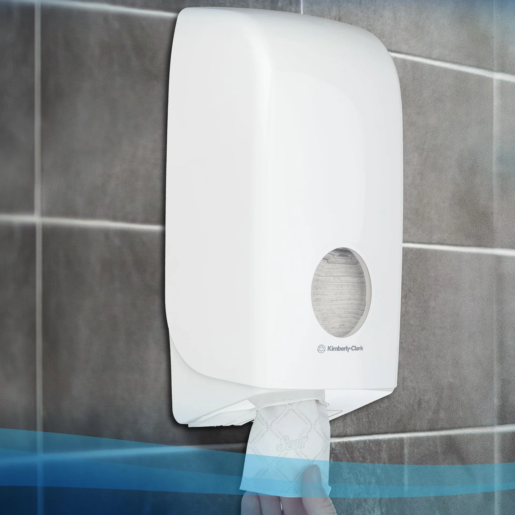 Scott Control 8508 Carta Igienica Interfogliata, 2 Veli, Bianco, 100% Riciclato, 9000 Fogli (36 x 250)