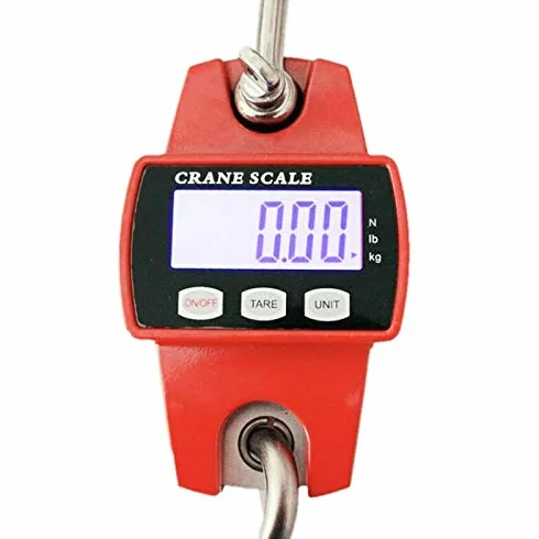Bilancia sospesa, 300 kg, 660 Lb, bilancia digitale LCD, con gancio per pesare, per agricoltura, caccia, peso dell'arco, pesce grande con sensore preciso